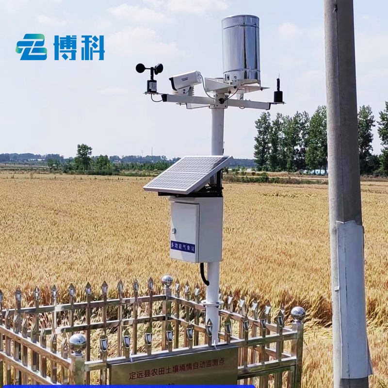 土壤墒情监测站在滁州市定远县农业项目完成安装
